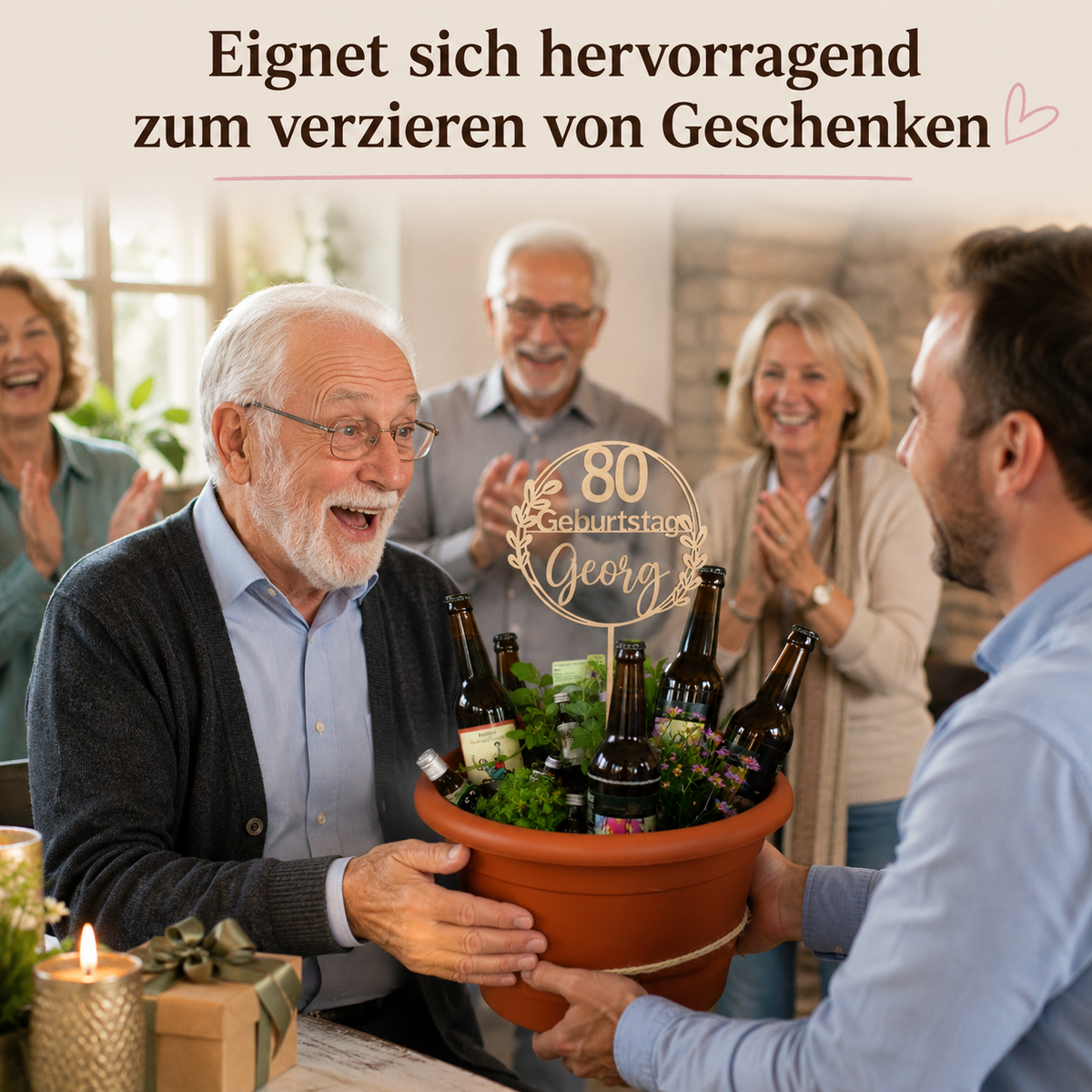 Cake Topper personalisiert zum Geburtstag – Individuelle Tortendekoration mit Namen und Zahl