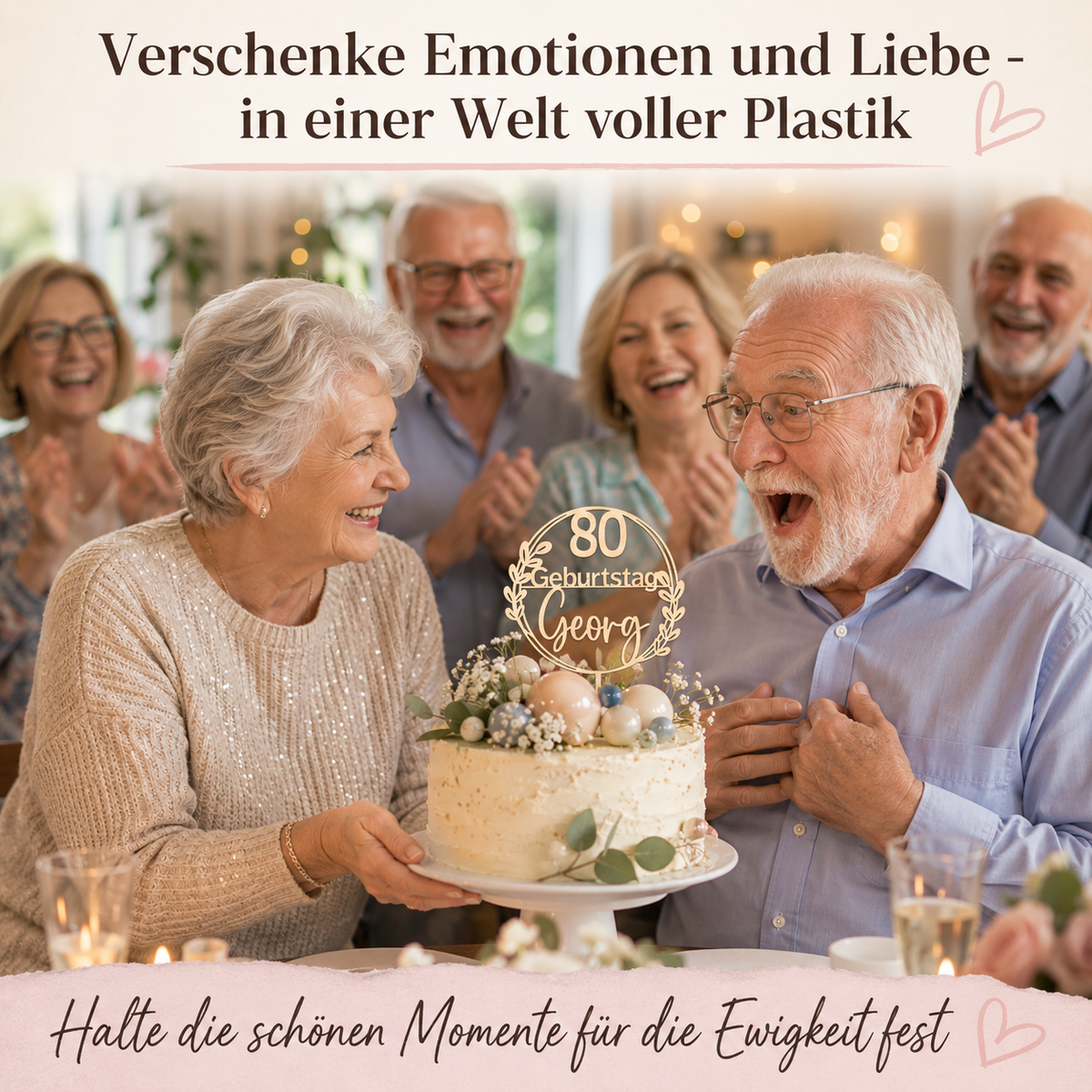 Cake Topper personalisiert zum Geburtstag – Individuelle Tortendekoration mit Namen und Zahl