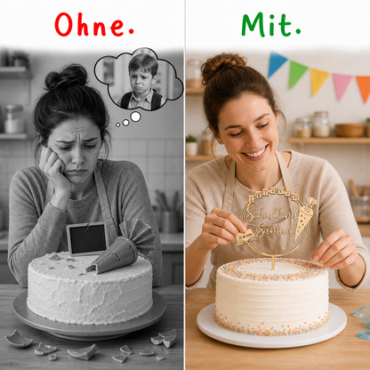Cake Topper Einschulung mit Namen