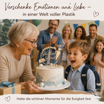 Cake Topper Einschulung mit Namen