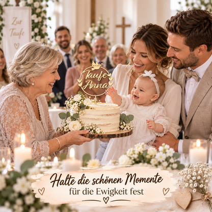 Cake Topper Taube & Herze