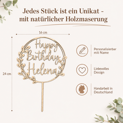 Cake Topper personalisiert zu jedem Anlass