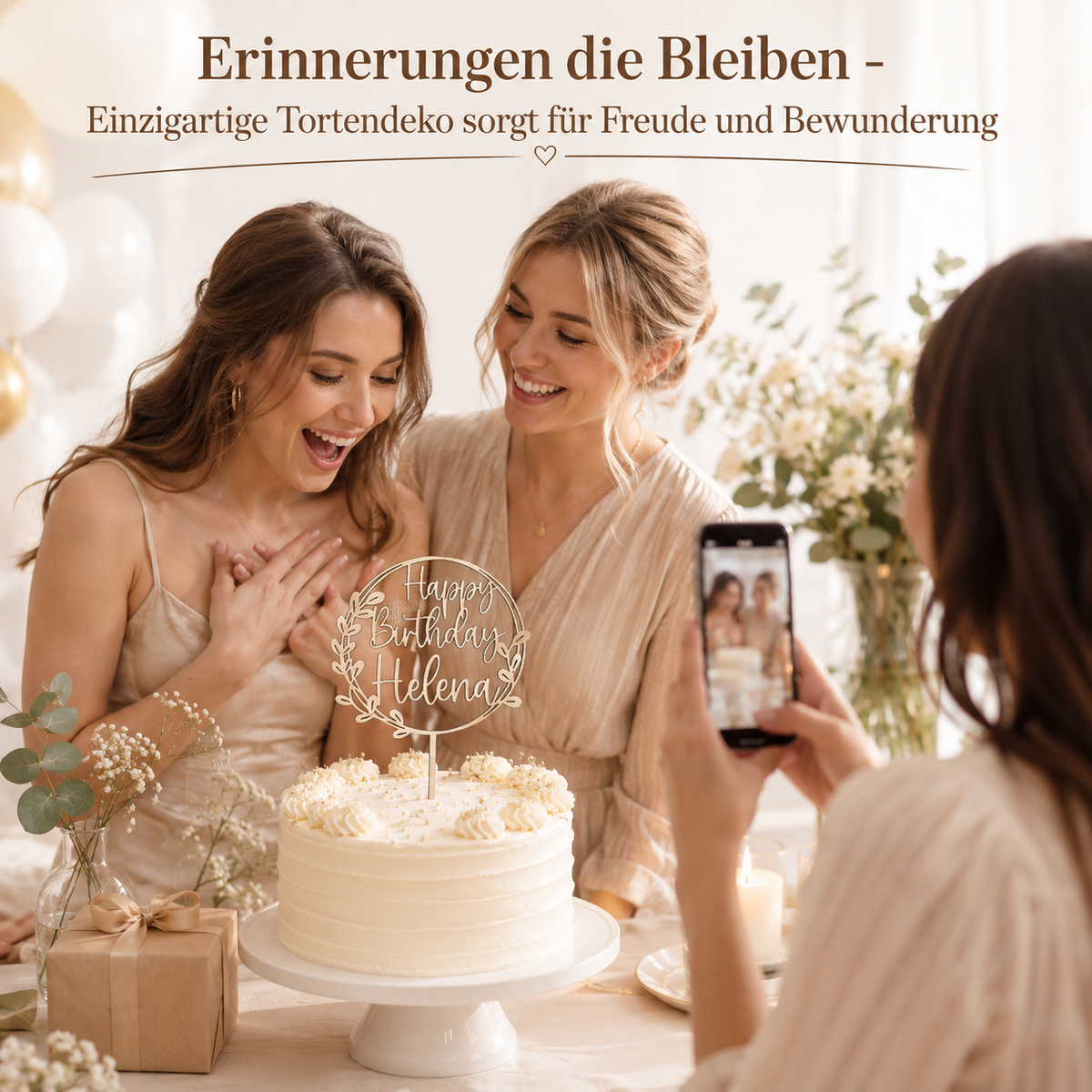 Cake Topper personalisiert zu jedem Anlass