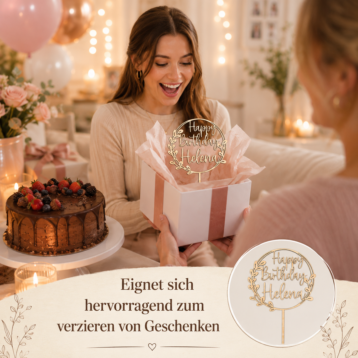 Cake Topper personalisiert zu jedem Anlass