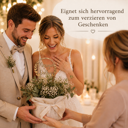 Personalisierter Cake Topper zur Hochzeit