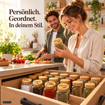Gewürzgläser mit individueller Gravur