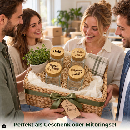 Gewürzgläser mit individueller Gravur